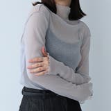 ラメチュールボトルネック長袖プルオーバー | Doula Doula | 詳細画像8 