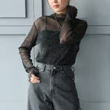 ラメチュールボトルネック長袖プルオーバー | Doula Doula | 詳細画像14 