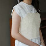 ビスチェキャミ+袖タックデザインTシャツ | Girly Doll | 詳細画像15
