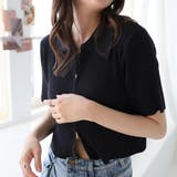 Wジップ半袖ニットカーディガン | Girly Doll | 詳細画像27