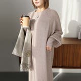 指ぬきボリューム袖クルーメランジニットワンピース | Girly Doll | 詳細画像1 