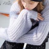 キラキラ透かしショートプルオーバー | Girly Doll | 詳細画像6