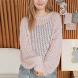 キラキラ透かしショートプルオーバー | Girly Doll | 詳細画像8