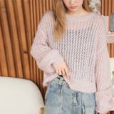 キラキラ透かしショートプルオーバー | Girly Doll | 詳細画像9
