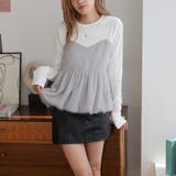 ドッキングペプラムトップス | Girly Doll | 詳細画像2 