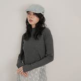 ボトルネックワイドリブニットプルオーバー | Girly Doll | 詳細画像3 