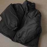 ブラック | 袖ボリュームショートダウンJK | Girly Doll