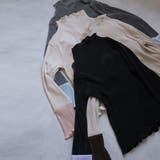 袖配色ハイネックメロープルオーバー | Girly Doll | 詳細画像1 