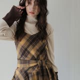 袖配色ハイネックメロープルオーバー | Girly Doll | 詳細画像4 