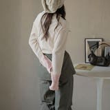 袖配色ハイネックメロープルオーバー | Girly Doll | 詳細画像9 