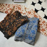 モール花柄ショートカーデ | Girly Doll | 詳細画像1 