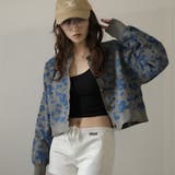 モール花柄ショートカーデ | Girly Doll | 詳細画像8 