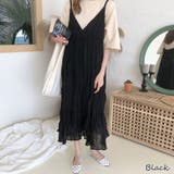 クリンクルキャミワンピース【韓国ファッション】 | Girly Doll | 詳細画像7