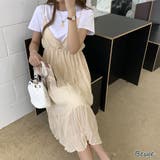 クリンクルキャミワンピース【韓国ファッション】 | Girly Doll | 詳細画像9