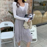 クリンクルキャミワンピース【韓国ファッション】 | Girly Doll | 詳細画像12