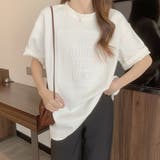 立体ロゴＴシャツ【韓国ファッション】 | Girly Doll | 詳細画像4 