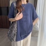 立体ロゴＴシャツ【韓国ファッション】 | Girly Doll | 詳細画像8 