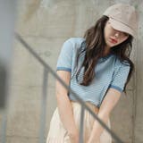 ボーダー半袖Tシャツ【韓国ファッション】 | Girly Doll | 詳細画像43