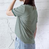 ボーダー半袖Tシャツ【韓国ファッション】 | Girly Doll | 詳細画像10