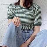 ボーダー半袖Tシャツ【韓国ファッション】 | Girly Doll | 詳細画像12