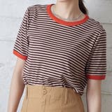 ボーダー半袖Tシャツ【韓国ファッション】 | Girly Doll | 詳細画像15