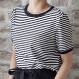 ボーダー半袖Tシャツ【韓国ファッション】 | Girly Doll | 詳細画像20