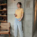 ボーダー半袖Tシャツ【韓国ファッション】 | Girly Doll | 詳細画像24