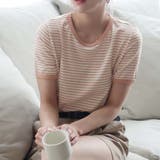 ボーダー半袖Tシャツ【韓国ファッション】 | Girly Doll | 詳細画像30