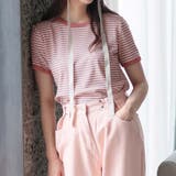 ボーダー半袖Tシャツ【韓国ファッション】 | Girly Doll | 詳細画像34