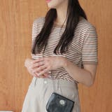 ボーダー半袖Tシャツ【韓国ファッション】 | Girly Doll | 詳細画像44