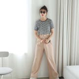 ボーダー半袖Tシャツ【韓国ファッション】 | Girly Doll | 詳細画像47