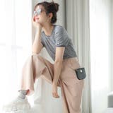 ボーダー半袖Tシャツ【韓国ファッション】 | Girly Doll | 詳細画像48