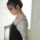 ボーダー半袖Tシャツ【韓国ファッション】 | Girly Doll | 詳細画像54