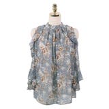 肩開き花柄ブラウス【韓国ファッション】 | Girly Doll | 詳細画像8 