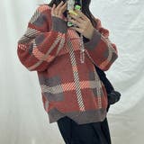 ジャガードチェックセーター【韓国ファッション】 | Girly Doll | 詳細画像17 