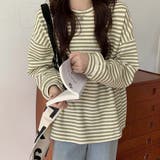 ボーダーカットソー【韓国ファッション】【春夏新商品】 | Girly Doll | 詳細画像2 