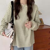 ボーダーカットソー【韓国ファッション】【春夏新商品】 | Girly Doll | 詳細画像3 