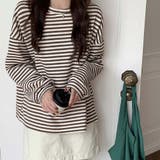 ボーダーカットソー【韓国ファッション】【春夏新商品】 | Girly Doll | 詳細画像6 