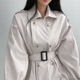 トレンチコート【韓国ファッション】【春夏新商品】 | Doula Doula | 詳細画像6 