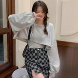 グレー | カットソー【韓国ファッション】【春夏新商品】 | Girly Doll