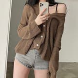 サマーニットカーディガン【韓国ファッション】【春夏新商品】 | Girly Doll | 詳細画像3 