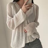 サマーニットカーディガン【韓国ファッション】【春夏新商品】 | Girly Doll | 詳細画像6 