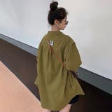 オーバーサイズシャツジャケット【韓国ファッション】【春夏新商品】 | Girly Doll | 詳細画像5