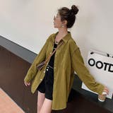 オーバーサイズシャツジャケット【韓国ファッション】【春夏新商品】 | Girly Doll | 詳細画像7