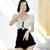 ワンピースオールインワン水着【韓国ファッション】 | Doula Doula | 詳細画像5