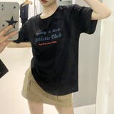 ブラック | Ｔシャツ【韓国ファッション】 | Girly Doll