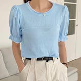 ブルー | ニット・セーター【韓国ファッション】 | Girly Doll