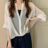 ホワイト | シャツ【韓国ファッション】 | Girly Doll