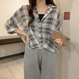 ホワイトA | シャツ【韓国ファッション】 | Girly Doll