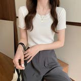 半袖ニット【韓国ファッション】 | Girly Doll | 詳細画像8 